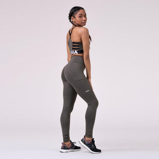 Nebbia High Waist Fit & Smart Leggings 505 - Safari - Urban Gym Wear