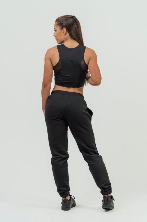 Nebbia High-Waist Joggers Intense Signature - Black/Gold - Urban Gym Wear