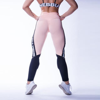 Nebbia High Waist Mesh Leggings 601 - Salmon - Urban Gym Wear