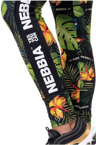 Nebbia High-Waist Performance Leggings 567 - Jungle Green - Urban Gym Wear