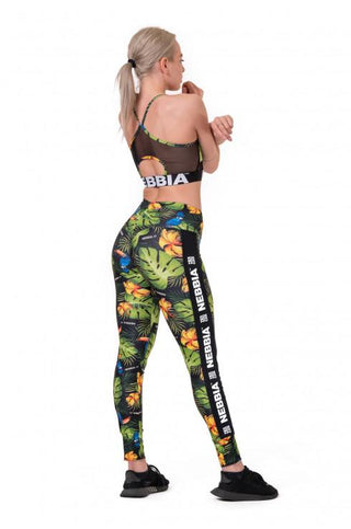 Nebbia High-Waist Performance Leggings 567 - Jungle Green - Urban Gym Wear