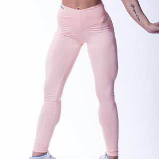 Nebbia High Waist Scrunch Butt Leggings 604 - Salmon - Urban Gym Wear