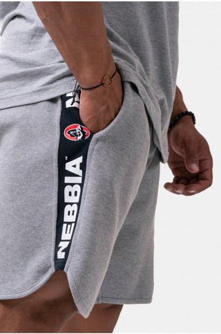 Nebbia Legend-approved Shorts 195 - Light Grey - Urban Gym Wear