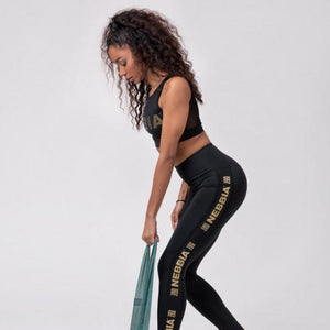 Nebbia Leggings Gold Classic 801 - Black - Urban Gym Wear