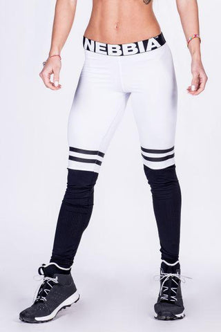 Nebbia Leggings Over The Knee 286 - White - Urban Gym Wear