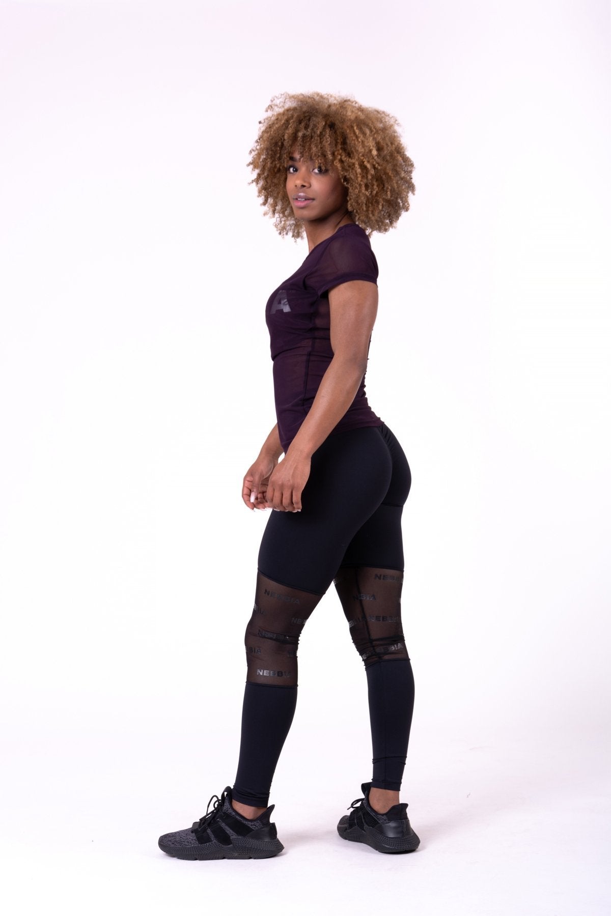 Nebbia Mesh It Up! Leggings 666 - Black - Urban Gym Wear