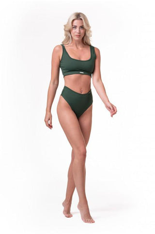 Nebbia Miami Sporty Bikini Bralette 554 - Dark Green - Urban Gym Wear