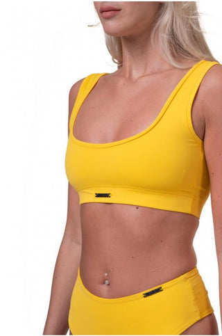 Nebbia Miami Sporty Bikini Bralette 554 - Yellow - Urban Gym Wear