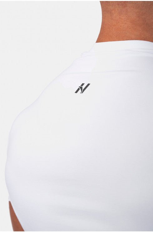 Nebbia Minimalist Logo NEBBIA T-Shirt 291 - White - Urban Gym Wear