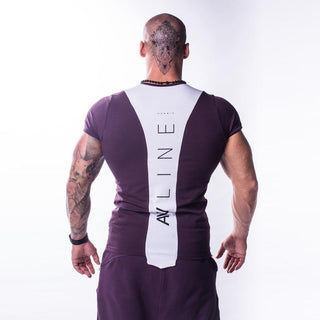 Nebbia Muscle Back T-Shirt 728 - Burgundy - Urban Gym Wear
