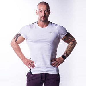 Nebbia Muscle Back T-Shirt 728 - White - Urban Gym Wear