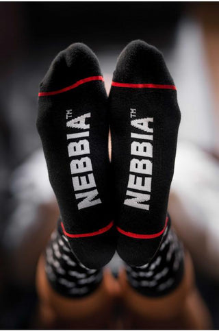 Nebbia N-pattern knee-high socks - Black 104 - Urban Gym Wear