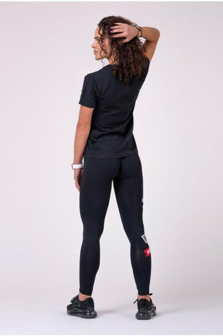 Nebbia NEBBIA Women's T-shirt 592 - Black - Urban Gym Wear