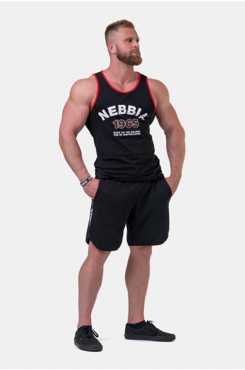 Nebbia Old School Muscle Tank Top 193 - Black - Urban Gym Wear