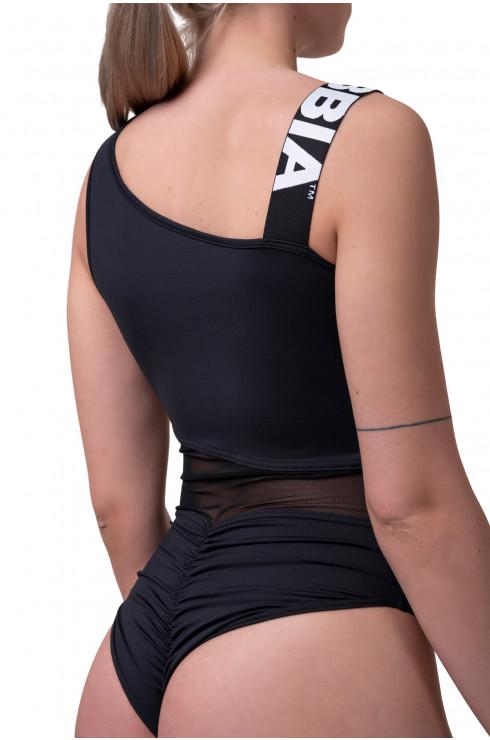 Sunshine 79 Costume Intero Donna | Nero Gypset Solids | Scollo Profondo Con Fascia Regolabile