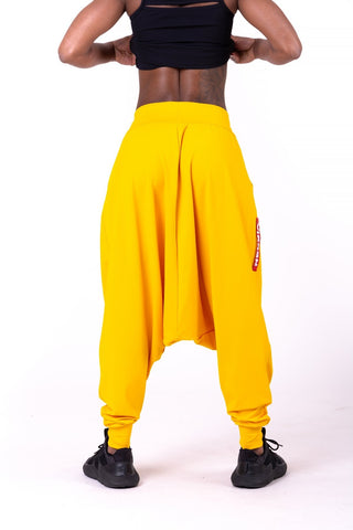 Nebbia Red Label Aladdins Pants 668 - Yellow - Urban Gym Wear