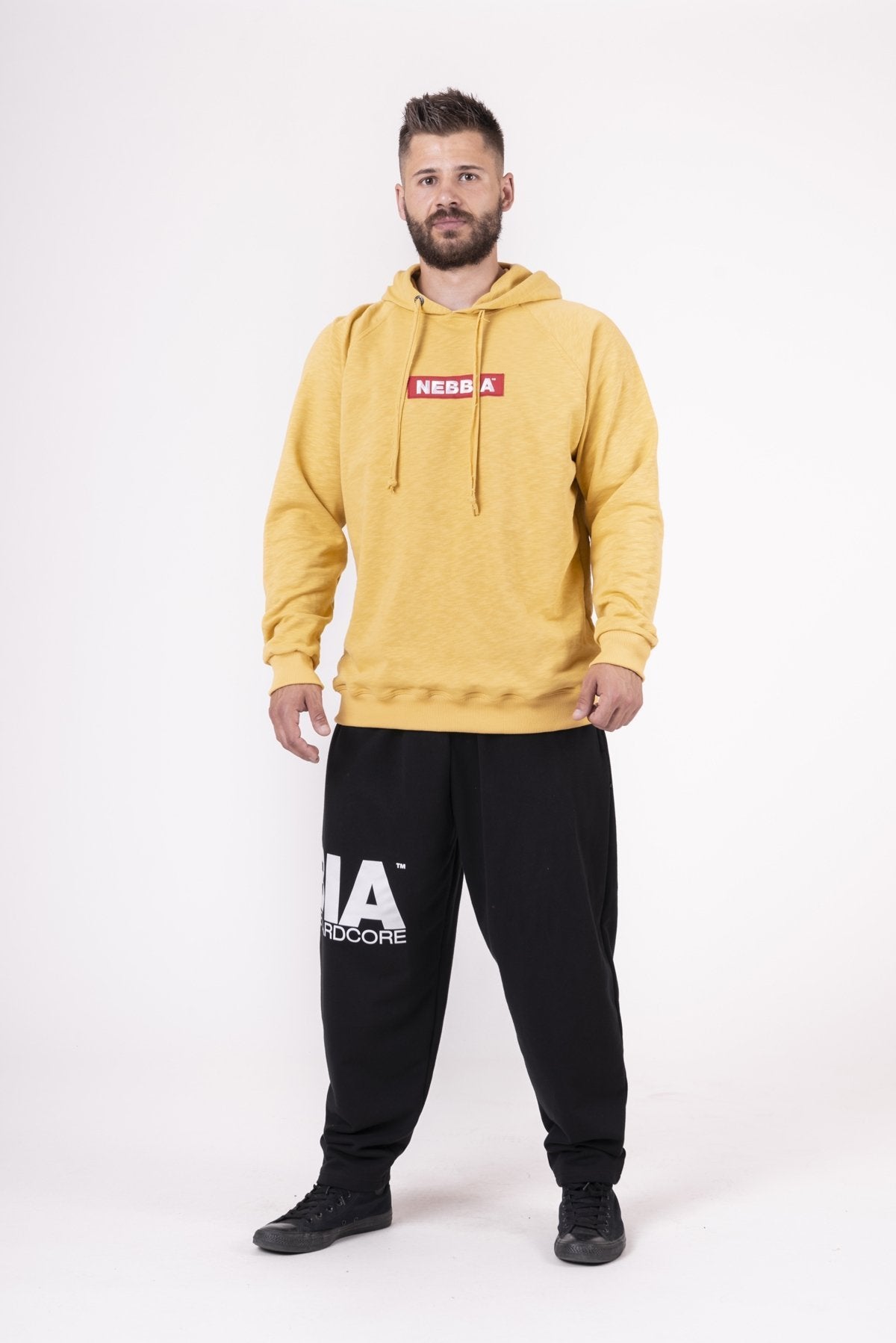 Nebbia Red Label Hoodie 149 - Mustard – Urban Gym Wear