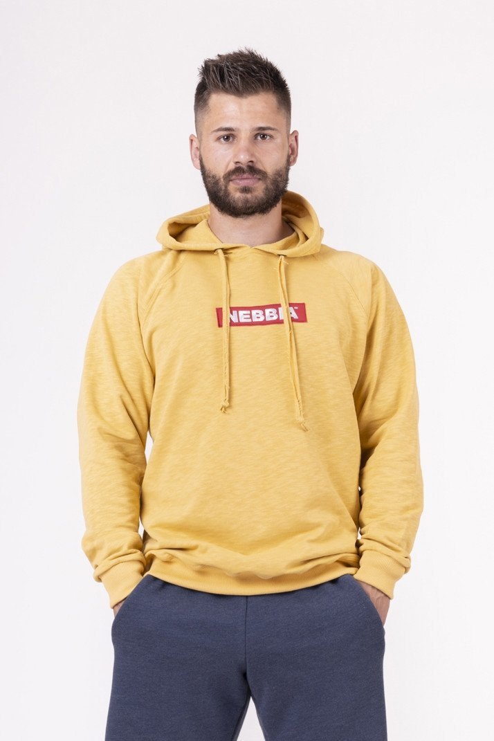 Nebbia Red Label Hoodie 149 - Mustard – Urban Gym Wear