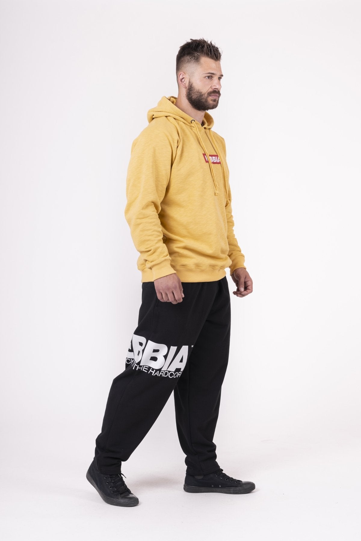 Nebbia Red Label Hoodie 149 - Mustard – Urban Gym Wear