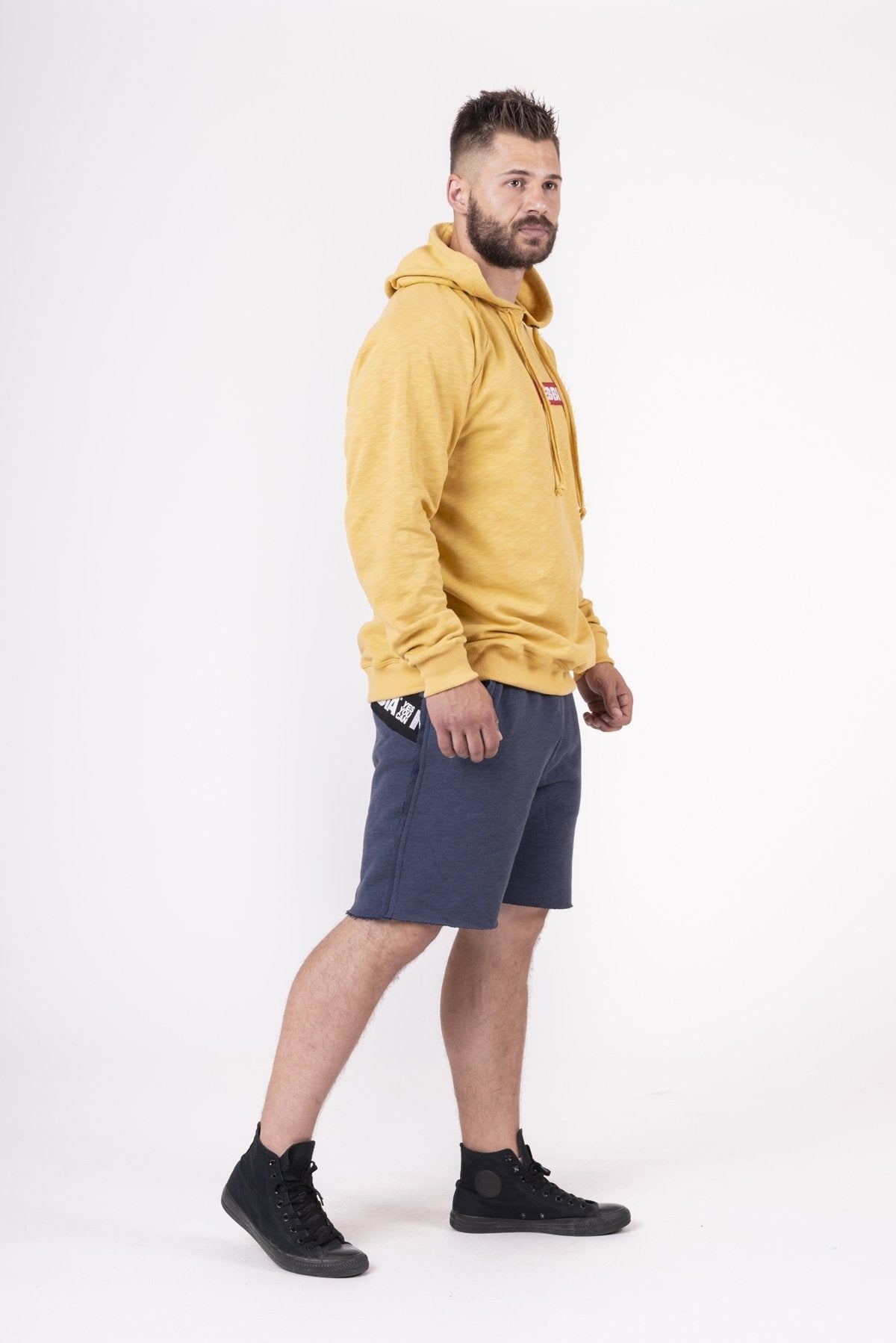 Nebbia Red Label Hoodie 149 - Mustard – Urban Gym Wear