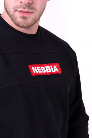 Nebbia Red Label Sweatshirt 148 - Black - Urban Gym Wear