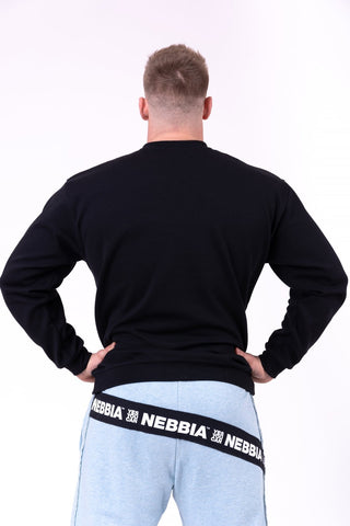 Nebbia Red Label Sweatshirt 148 - Black - Urban Gym Wear