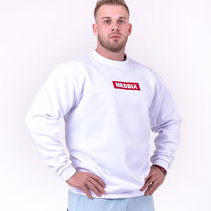 Nebbia Red Label Sweatshirt 148 - White - Urban Gym Wear