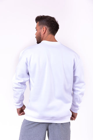 Nebbia Red Label Sweatshirt 148 - White - Urban Gym Wear