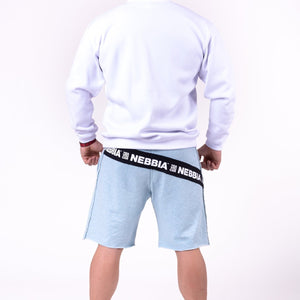 Nebbia Red Label Sweatshirt 148 - White - Urban Gym Wear