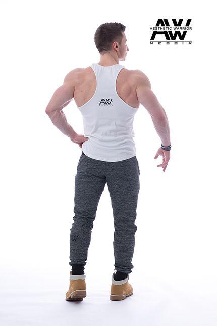 Nebbia Singlet AW 111 - White - Urban Gym Wear