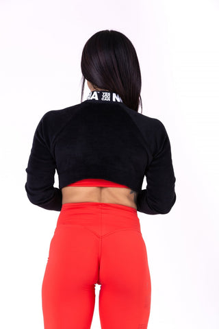 Nebbia Womens Toreador Jacket 687 - Black - Urban Gym Wear