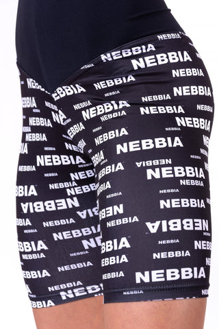 Nebbia x Seaqual Biker Shorts 771 - Black - Urban Gym Wear