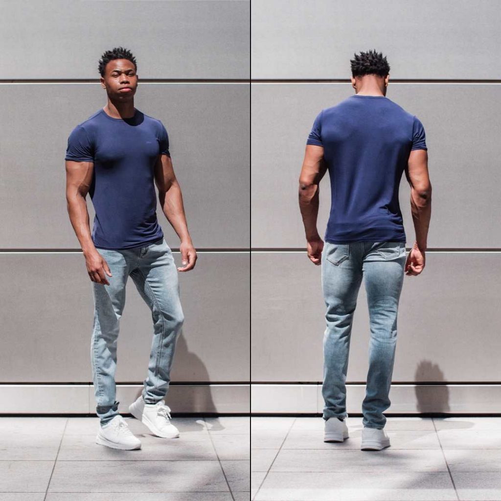 Olympvs Wafer Tech Jeans - Sky Blue - Urban Gym Wear