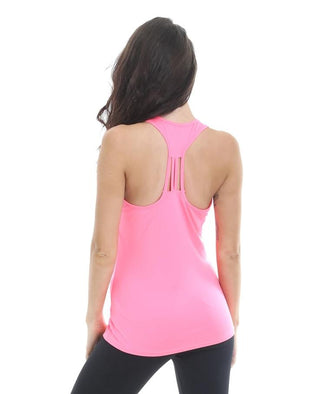 RIPT Cutout Racerback Vest - Pink - Urban Gym Wear