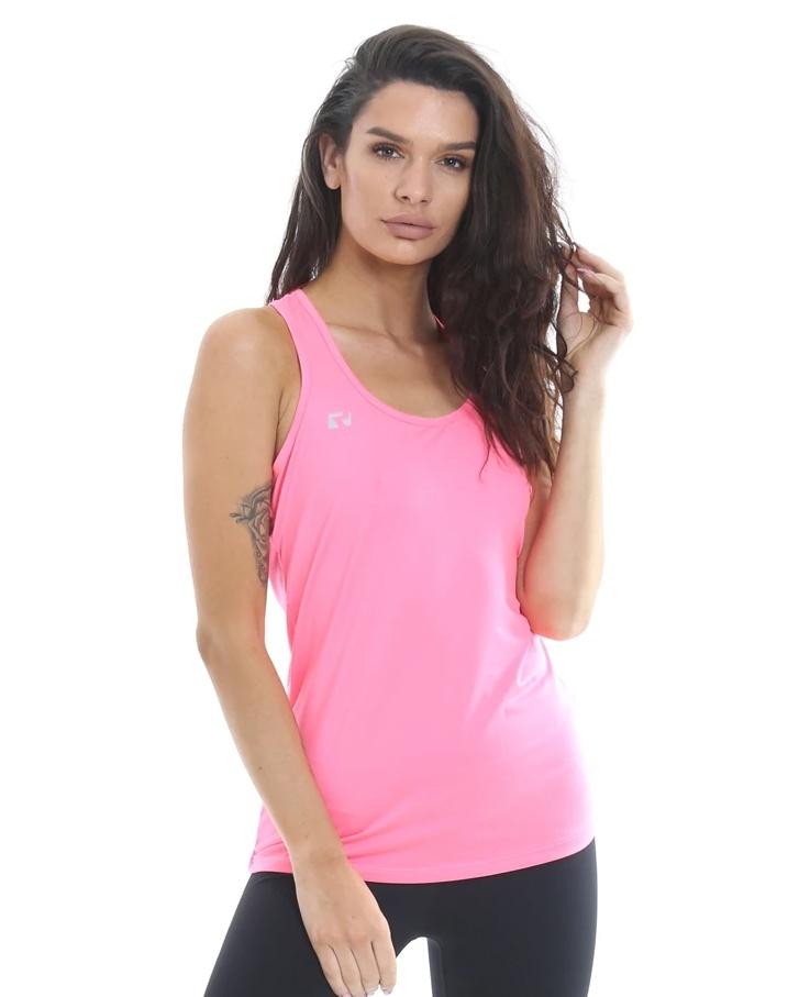 RIPT Cutout Racerback Vest - Pink - Urban Gym Wear