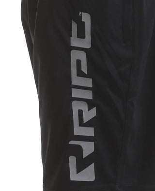 RIPT Printed Side Pocket Shorts - Black - Urban Gym Wear