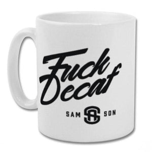 Samson Athletic F*ck Decaf Mug - Urban Gym Wear