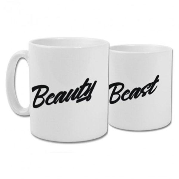 Samson Athletics Beauty & The Beast Mug Set - Urban Gym Wear