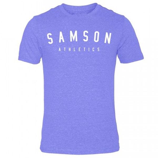 Samson Athletics Classic Signature Light Blue Triblend Tee - Urban Gym Wear