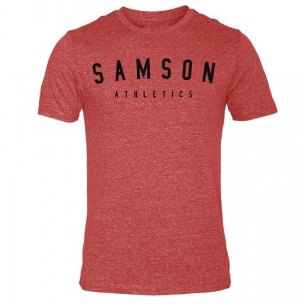 Samson Athletics Classic Signature Red Triblend Tee - Urban Gym Wear