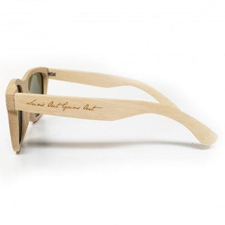 Samson Athletics Full Bamboo Sunglasses - Natural - Urban Gym Wear