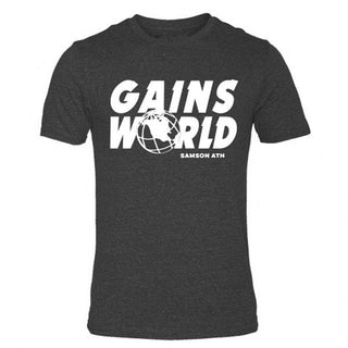 Samson Athletics Gains World - Triblend Tee - Urban Gym Wear