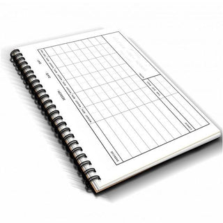 Samson Athletics Training Log Book - Urban Gym Wear