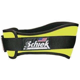 Schiek Training Belt 2004 4 -34 Inch - Neon Yellow - Urban Gym Wear