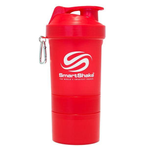 SmartShake Neon Series 600ml - Red - Urban Gym Wear