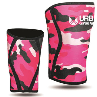 Urban Gym Wear Knee Sleeves - Pink Camo - Urban Gym Wear