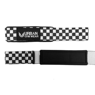 Urban Gym Wear Padded Lifting Straps - Check - Urban Gym Wear