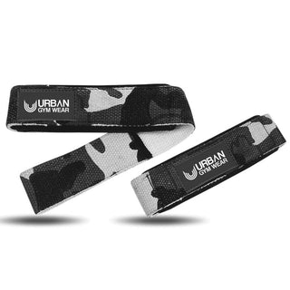 Urban Gym Wear Padded Lifting Straps - Urban Camo - Urban Gym Wear