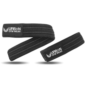 Urban Gym Wear Powerlifting Straps - Black - Urban Gym Wear