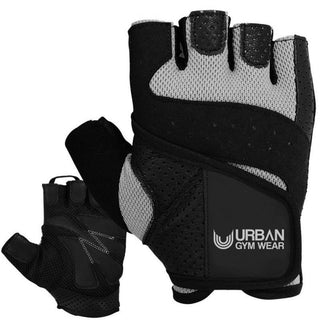 Urban Gym Wear Premium Weightlifting Gloves - Black-Grey - Urban Gym Wear